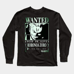 roronoa zoro bounty Long Sleeve T-Shirt